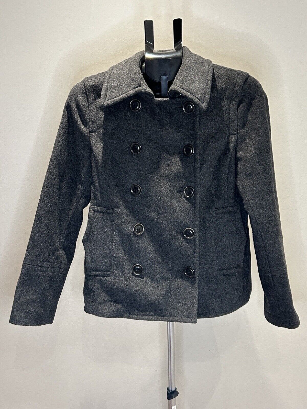 Martin + Osa Wool Blend Women's Peacoat Jacket Size Small Silk Lining